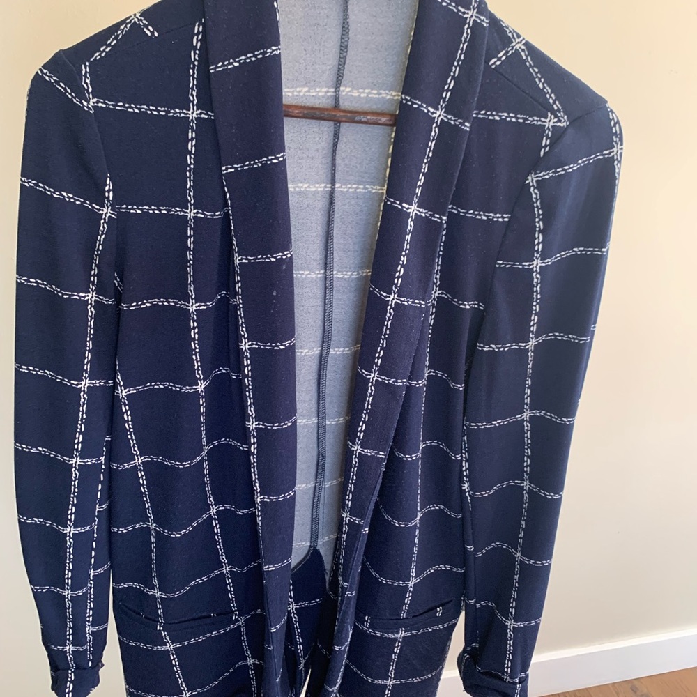 Checkered blazer